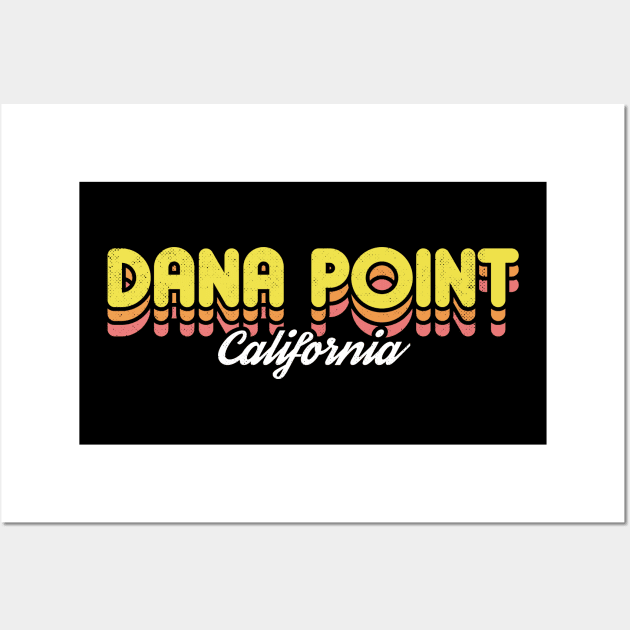 Retro Dana Point California Wall Art by rojakdesigns